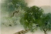 木島桜谷「雨霽」