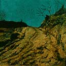 椿貞雄《砂利の敷いてある道》 1916年